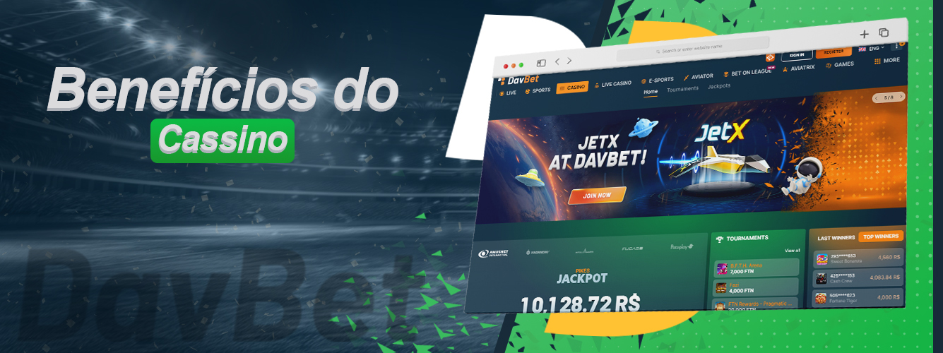 Vantagens do casino online DavBet para utilizadores brasileiros
